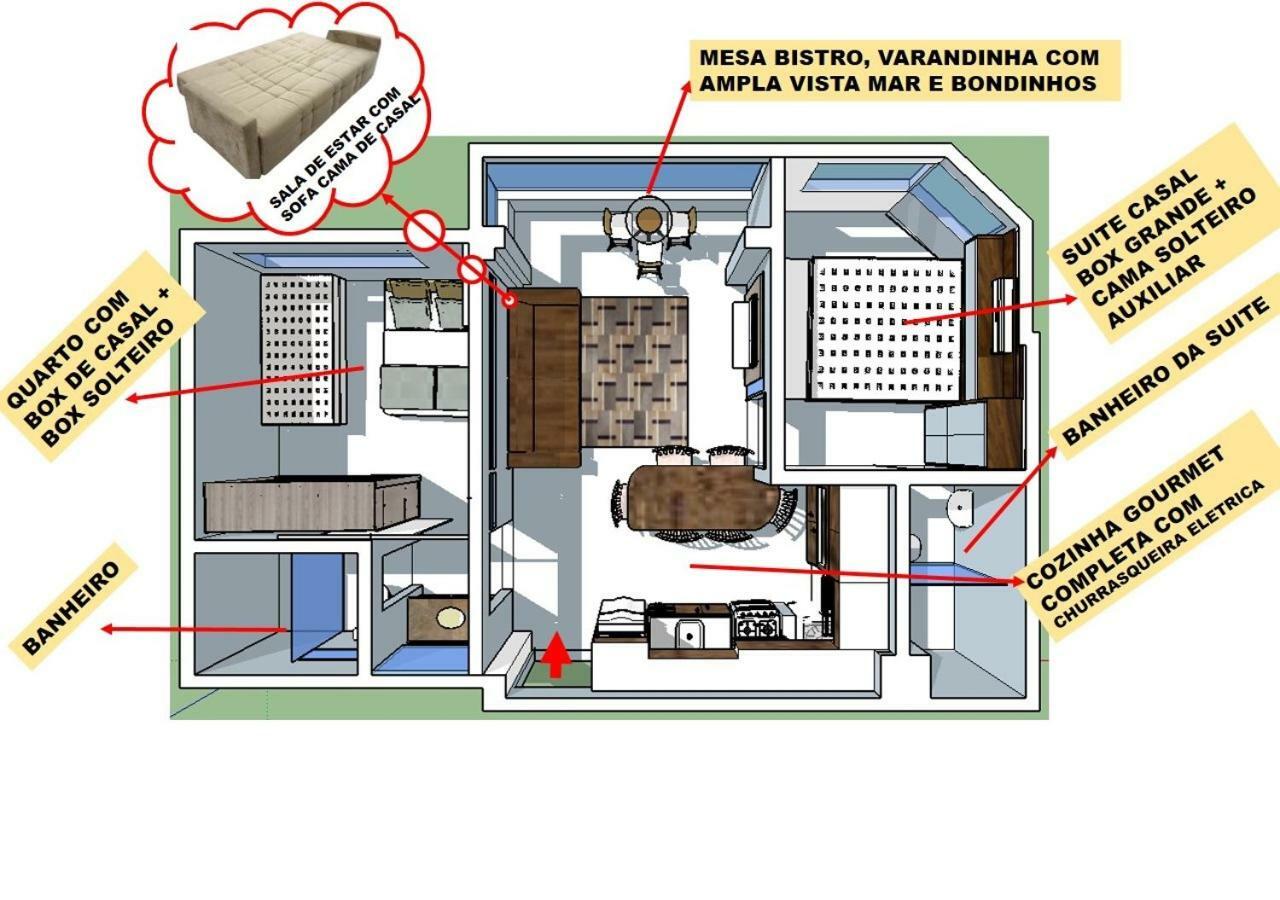 Apartament Novo Lar Camboriu Park Frente Mar Balneário Camboriú Zewnętrze zdjęcie